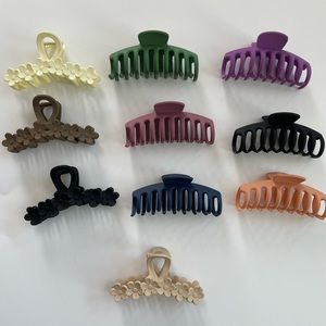 Assorted claw clip bundle/lot
